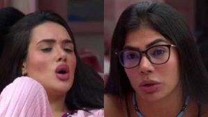 BBB26: Marciele discute com Jordana sobre fala de Samira sobre o anjo: “a gente finge que…”