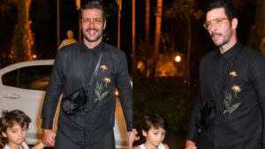 Aos 3 anos, filho de Leandro Lima rouba a cena durante evento no Rio