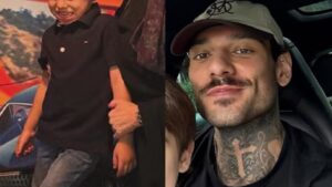 Aos 5 anos, filho de Lucas Lucco rouba a cena em rara aparição em seu aniversário