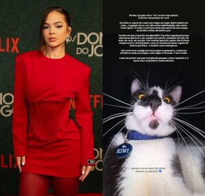 Mel Maia lamenta morte de um dos gatos: Sempre vou te amar, Kiwizinho!