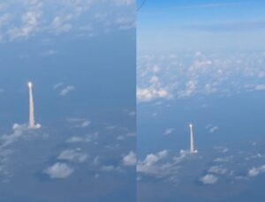 Passageiro registra lançamento da Artemis II de dentro de avião; VEJA VÍDEO