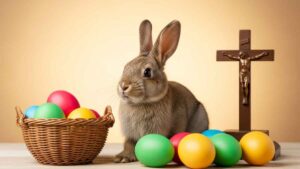 A origem por trás dos ovos de Páscoa e sua associação com os coelhos
