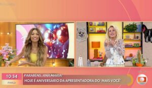 Ana Maria Braga invade o Encontro e ganha homenagem de Patrícia Poeta