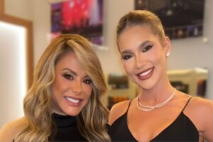 Internautas ficam chocados com semelhança entre Poliana e ex nora: “parece ser mãe e filha”