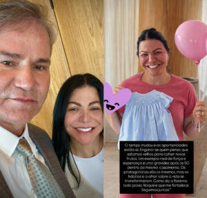 Márcio e Simone Poncio esperam o terceiro filho: Engana-se quem pensa que estamos velhos