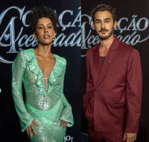 Filipe Bragança confirma romance com Ramille nos bastidores da novela Coração Acelerado