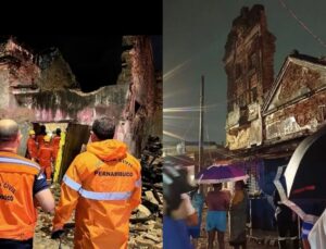 Cachorro é encontrado vivo após desabamento que matou casal; VEJA VÍDEO