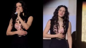 Cantora Rosalía passa mal e interrompe show em Milão: ‘Muita dor’