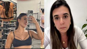 Mulher desabafa após ser orientada a cobrir top em academia por ‘homens casados’