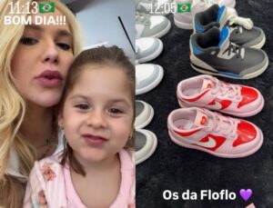 Virginia mostra presente de Vini Jr aos filhos e alfineta Zé Felipe; veja vídeo