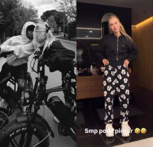 Na Espanha, Virginia conta que Vini Jr. criticou seu look para passeio: Fala sério, poderia ser pior