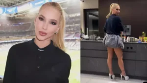 Virginia Fonseca cozinha para Vini Jr e chama atenção com look de luxo; saiba valor