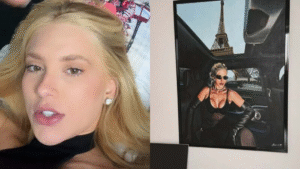 Virginia Fonseca exibe quadro com seu retrato na casa de Vini Jr. e dispara: “Se não for para ser assim, nem namoro”